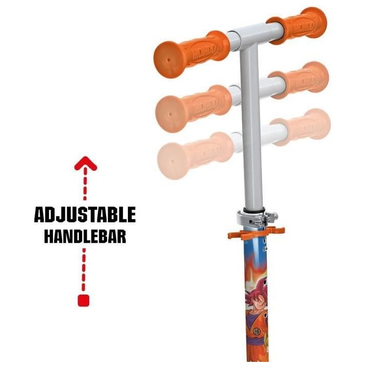 MONDO - Trottinette / Patinette 2 roues pliable - Dragon Ball