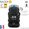 Siege auto NANIA RACER Groupe 1/2/3 (9-36Kg) - Tetiere réglable en hauteur - 3 étoiles ADAC - Access gris - Fabriqué en Franc