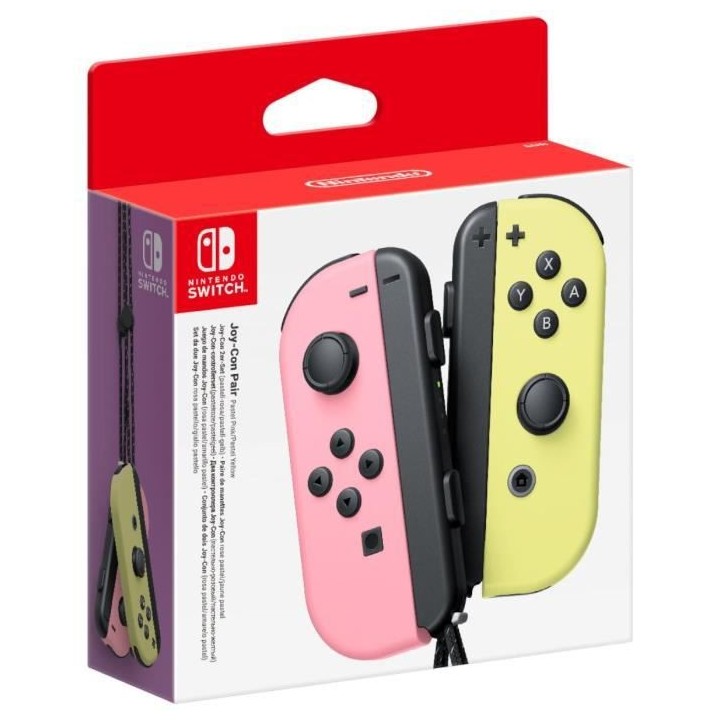 Paire de manettes Joy-Con Rose Pastel & Jaune Pastel | Nintendo Switch