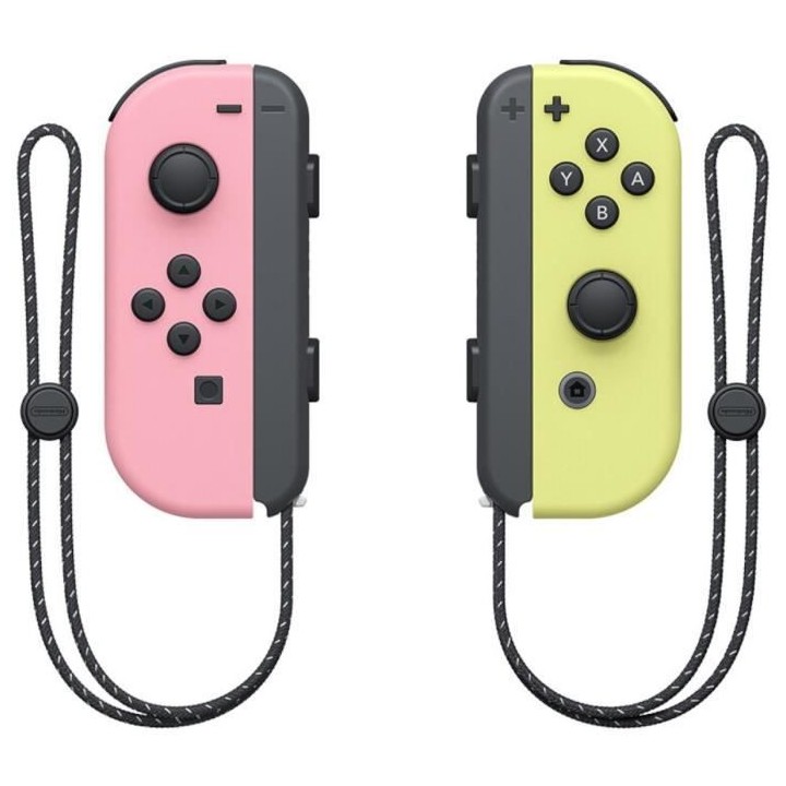 Paire de manettes Joy-Con Rose Pastel & Jaune Pastel | Nintendo Switch