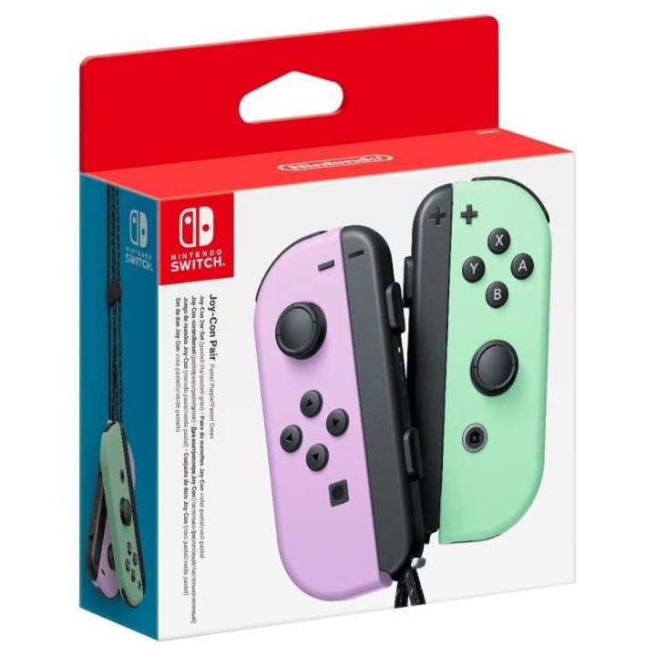 Paire de manettes Joy-Con Violet Pastel & Vert Pastel | Nintendo Switc