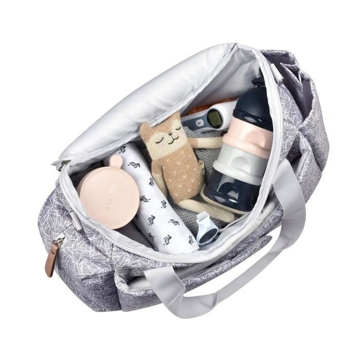 BEABA Sac a langer Sydney II, Modulable, Grande contenance, Rangements