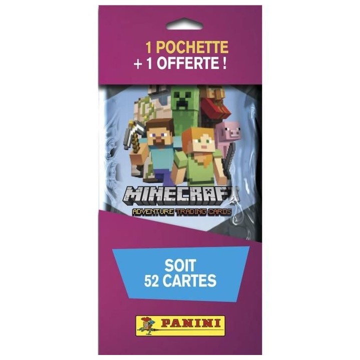 MINECRAFT TC - FAT PACK 1 poch achetées + 1 offerte
