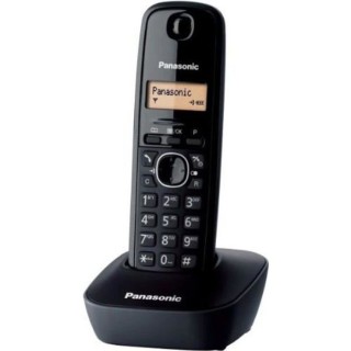Panasonic KX-TG1611FRH Solo Téléphone Sans Fil Sans Répondeur Noir