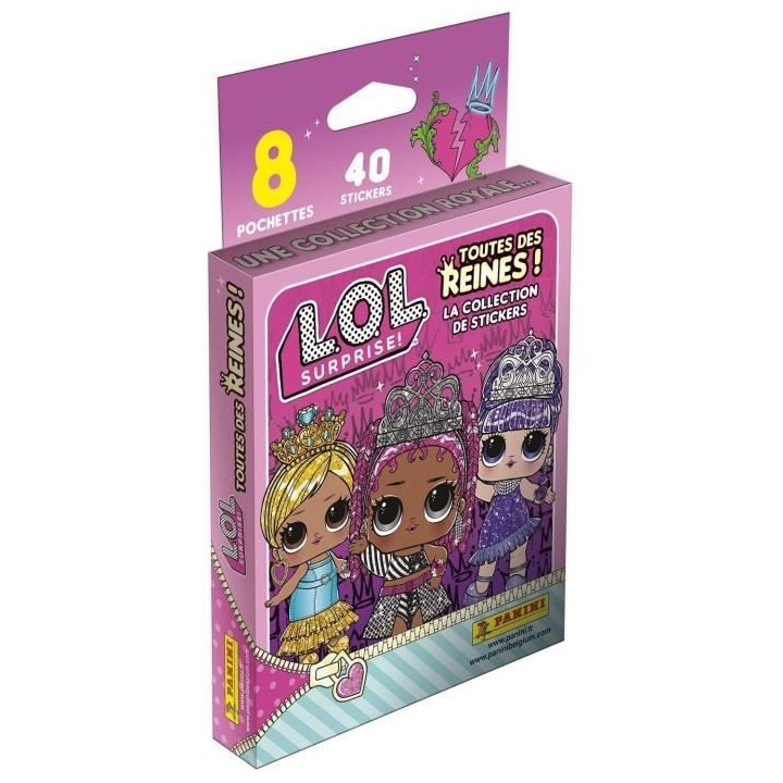 LOL SURPRISE- TOUTES DES REINES - blister 8 pochettes