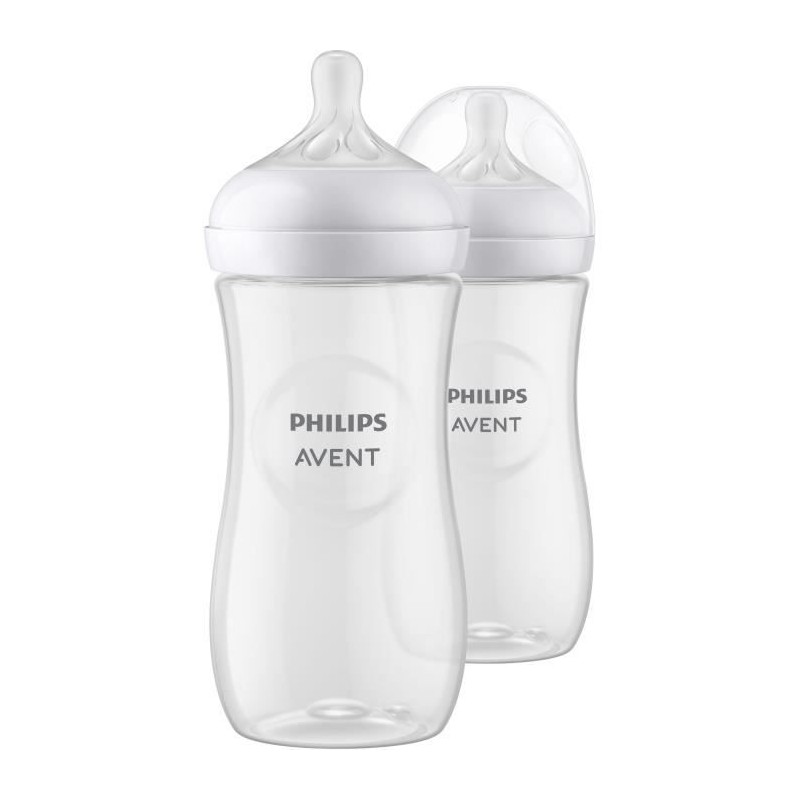 Lot de 2 Biberons Natural 3.0 PHILIPS AVENT SCY906/02 - 330 ml