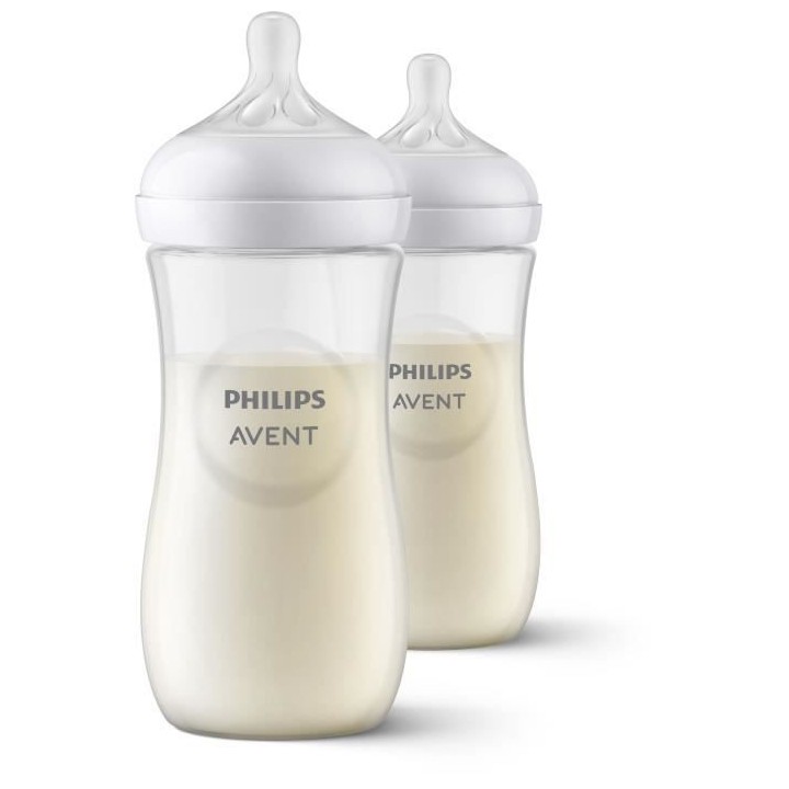 Lot de 2 Biberons Natural 3.0 PHILIPS AVENT SCY906/02 - 330 ml