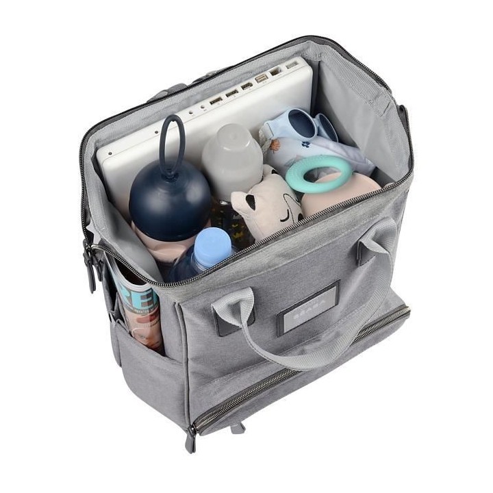 BEABA Sac a Dos a Langer pour Bébé Wellington, Grande capacité de r