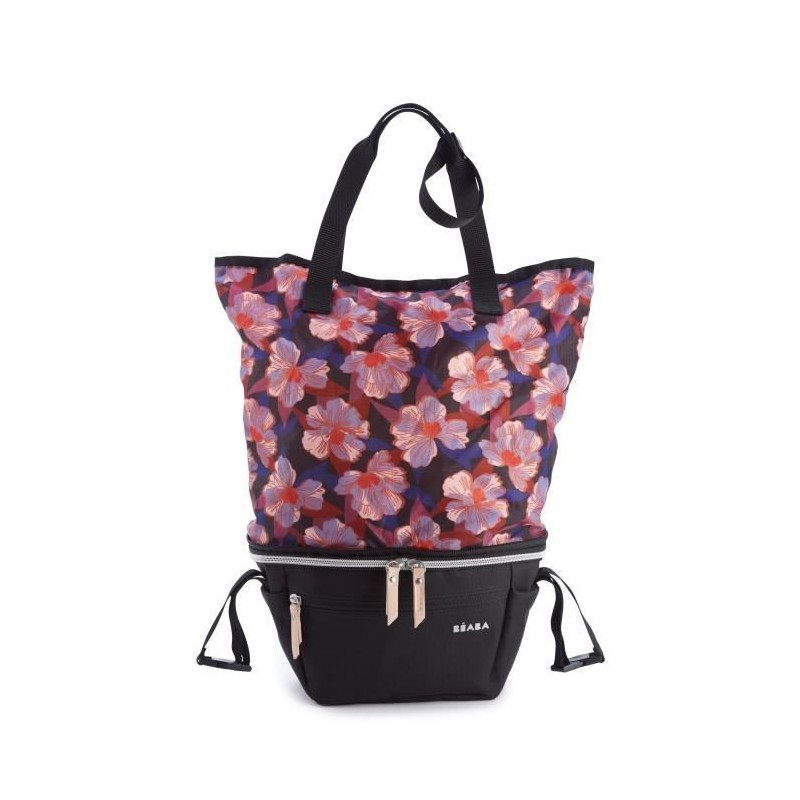 BEABA Sac Biarritz, Organisateur de Poussette, Tote bag, Compact, Grand espace stockage, Noir