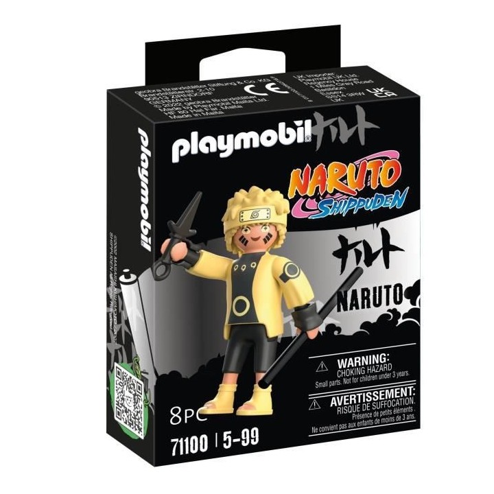 PLAYMOBIL 71100 Naruto Rikudou Sennin Mode - Naruto Shippuden - Héros
