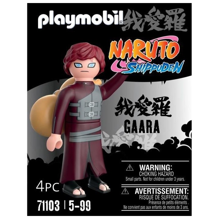 PLAYMOBIL 71103 Gaara - Naruto Shippuden - Héros issu de manga ninja