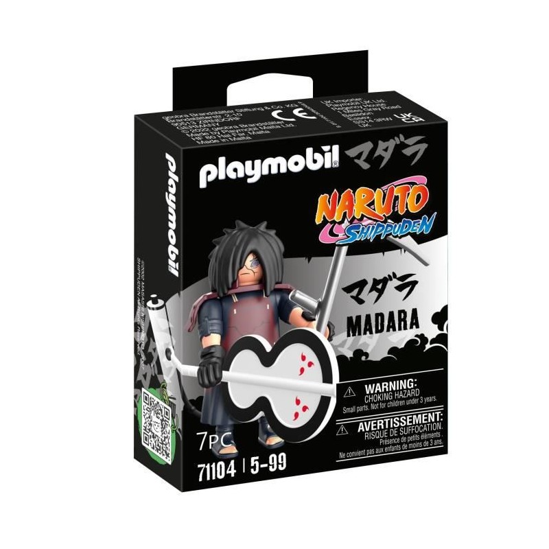 PLAYMOBIL 71104 Madara - Naruto Shippuden - Héros issu de manga ninja