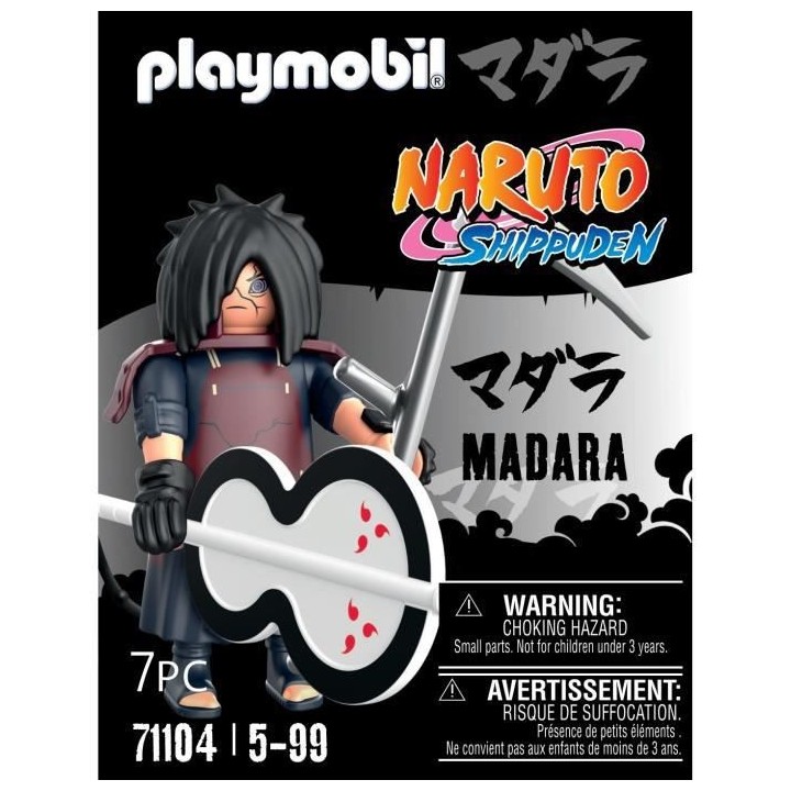 PLAYMOBIL 71104 Madara - Naruto Shippuden - Héros issu de manga ninja