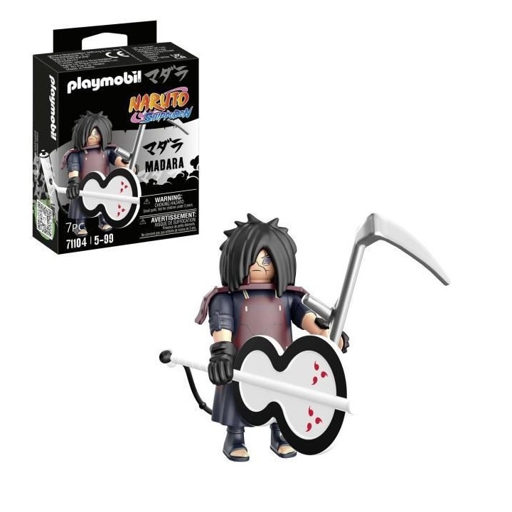 PLAYMOBIL 71104 Madara - Naruto Shippuden - Héros issu de manga ninja
