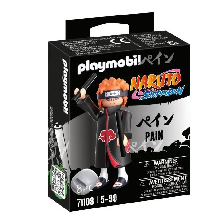 PLAYMOBIL 71108 Pain - Naruto Shippuden - Héros issu de manga ninja