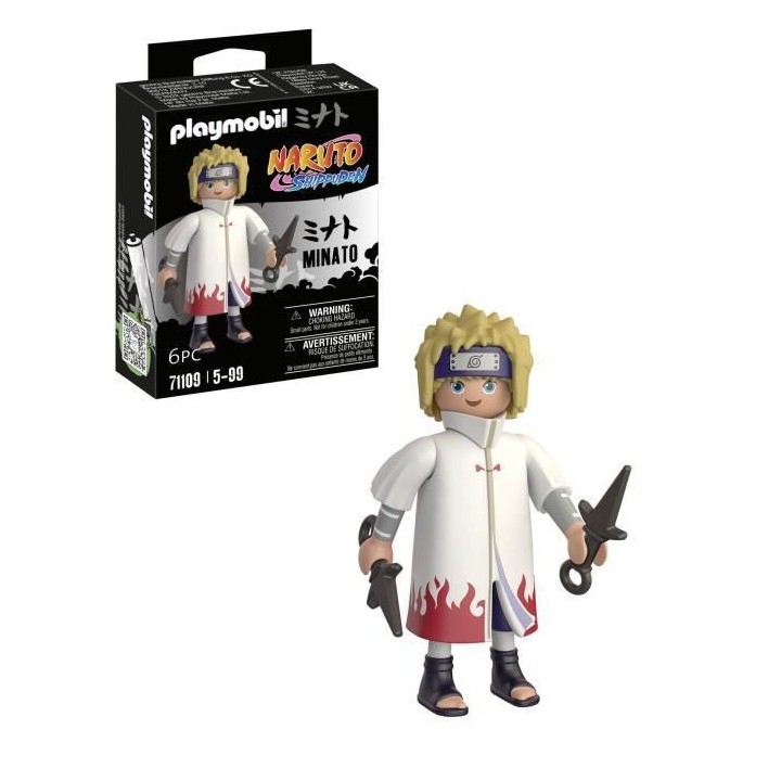 PLAYMOBIL 71109 Minato - Naruto Shippuden - Héros issu de manga ninja