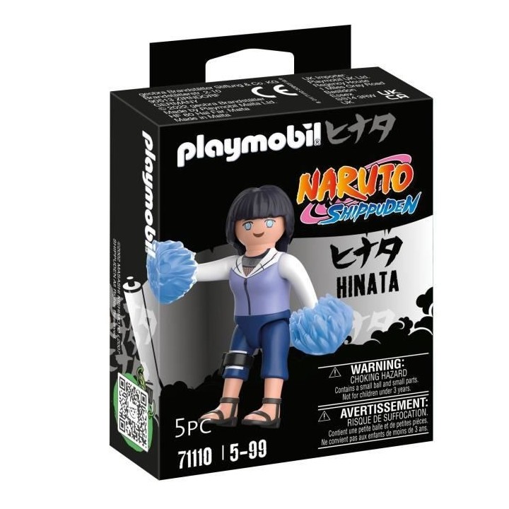 PLAYMOBIL 71110 Hinata - Naruto Shippuden - Héros issu de manga ninja