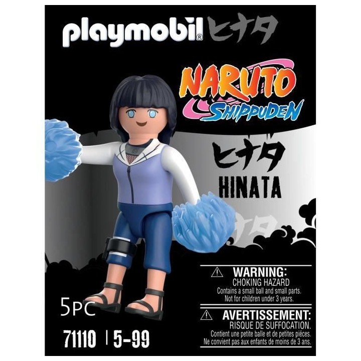 PLAYMOBIL 71110 Hinata - Naruto Shippuden - Héros issu de manga ninja