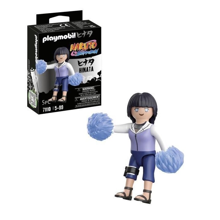 PLAYMOBIL 71110 Hinata - Naruto Shippuden - Héros issu de manga ninja