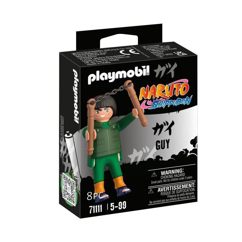 PLAYMOBIL 71111 Gai Maito - Naruto Shippuden - Héros issu de manga ninja