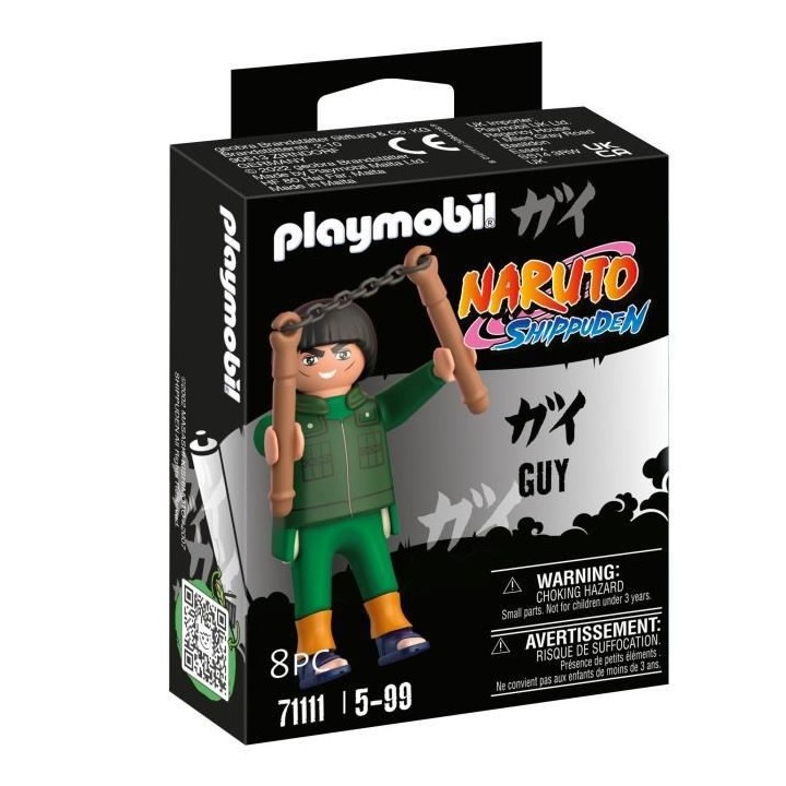 PLAYMOBIL 71111 Gai Maito - Naruto Shippuden - Héros issu de manga ni