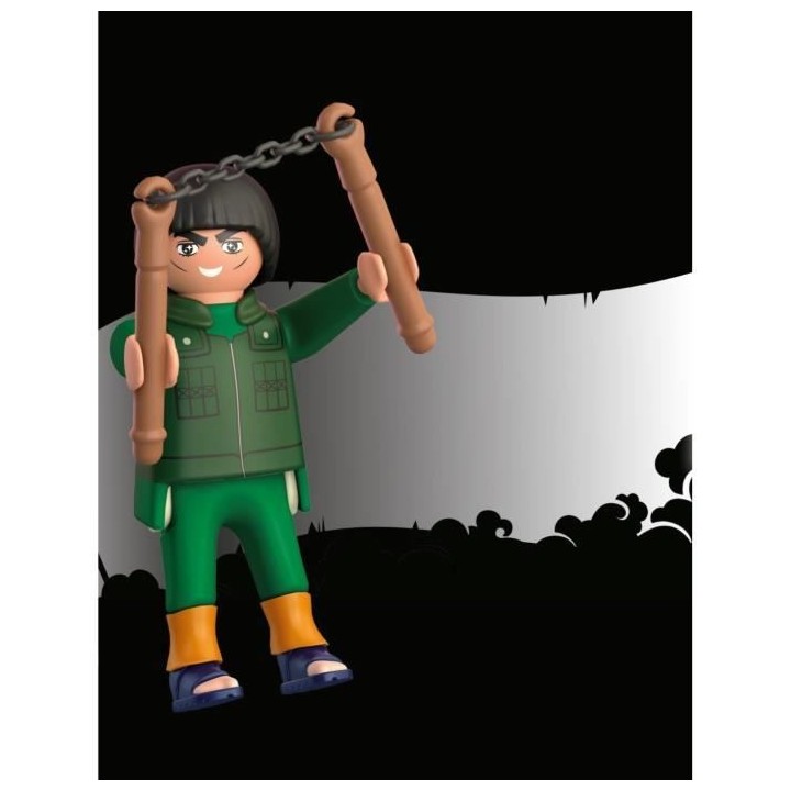 PLAYMOBIL 71111 Gai Maito - Naruto Shippuden - Héros issu de manga ni