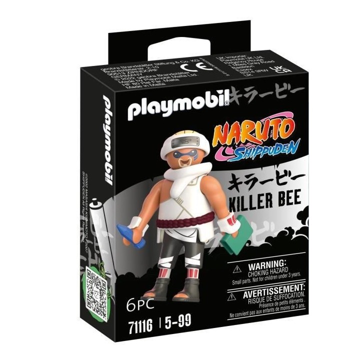 PLAYMOBIL 71116 Killer B - Naruto Shippuden - Héros issu de manga nin
