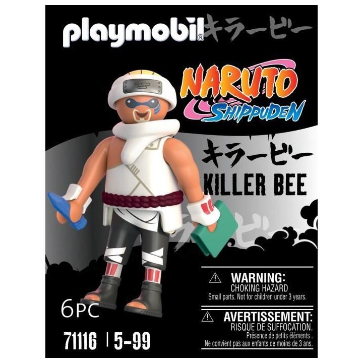 PLAYMOBIL 71116 Killer B - Naruto Shippuden - Héros issu de manga nin