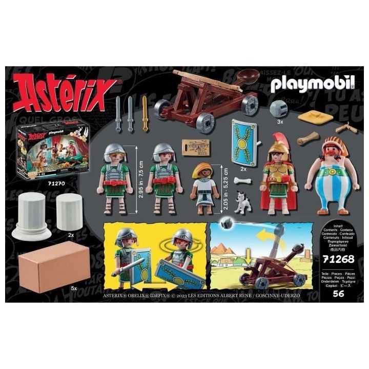 PLAYMOBIL - 71268 - Astérix : Numerobis et la bataille du Palais
