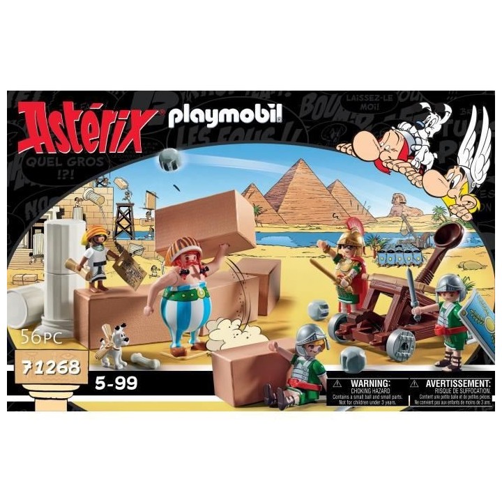 PLAYMOBIL - 71268 - Astérix : Numerobis et la bataille du Palais
