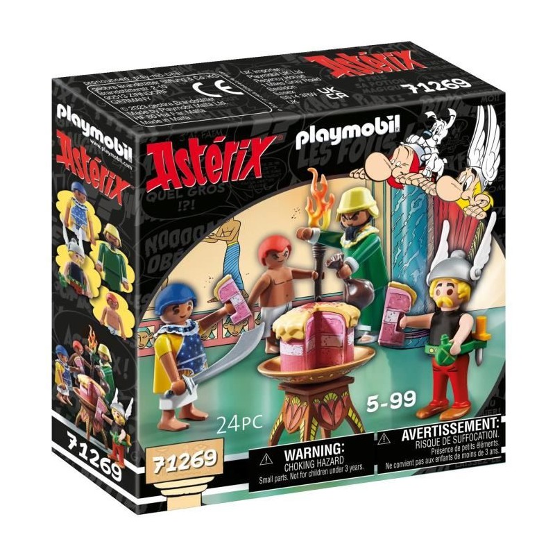 PLAYMOBIL - 71269 - Astérix : Amonbofis et le gâteau empoisonné