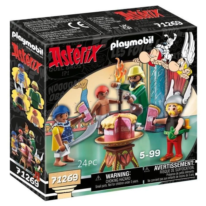 PLAYMOBIL - 71269 - Astérix : Amonbofis et le gâteau empoisonné