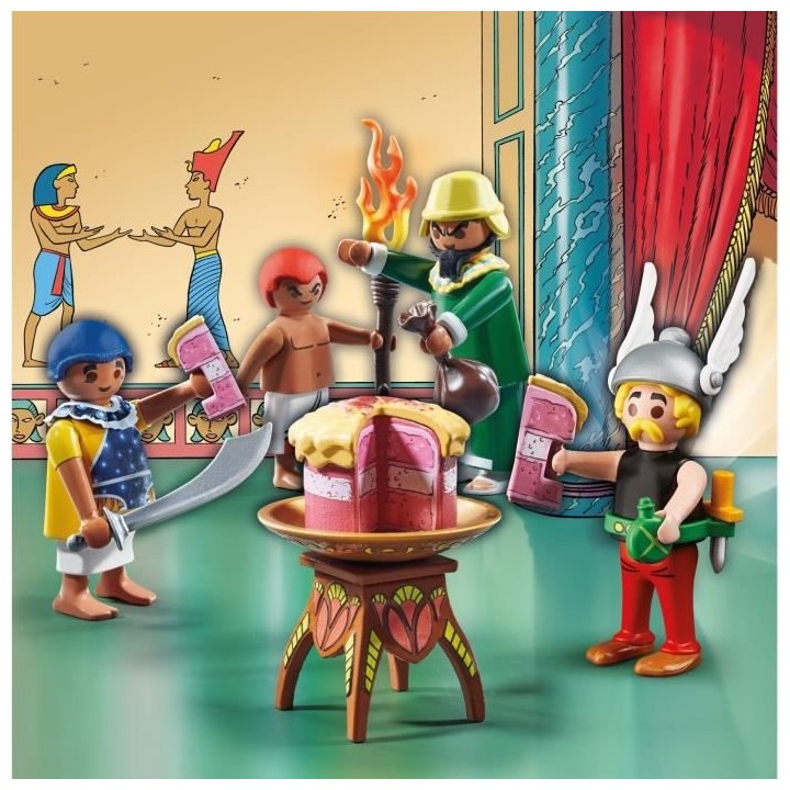 PLAYMOBIL - 71269 - Astérix : Amonbofis et le gâteau empoisonné