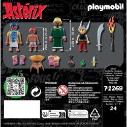 PLAYMOBIL - 71269 - Astérix : Amonbofis et le gâteau empoisonné