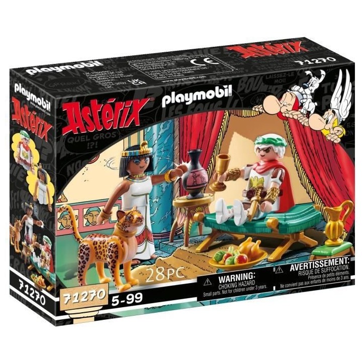 PLAYMOBIL - 71270 - Astérix : César et Cléopâtre
