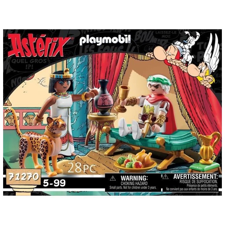 PLAYMOBIL - 71270 - Astérix : César et Cléopâtre