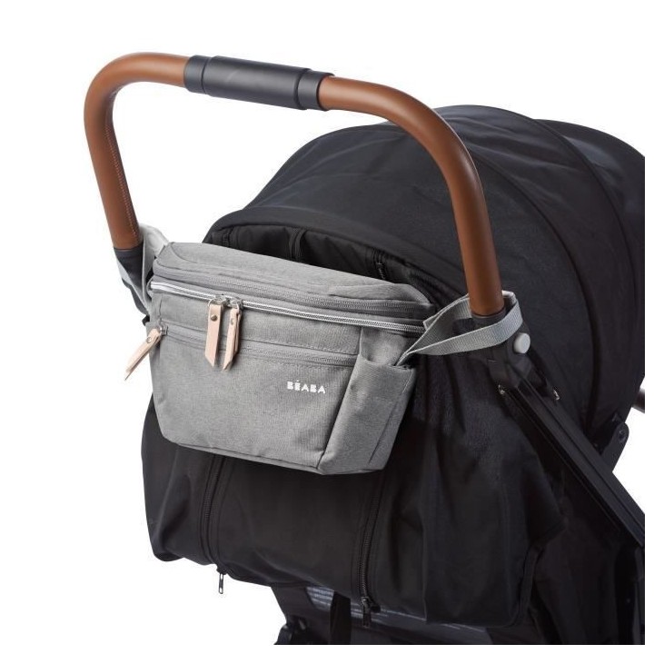 Béaba Les Sorties Sac a Langer Biarritz Gris Chiné