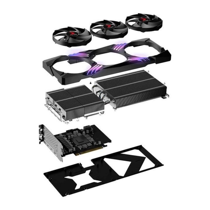 Carte graphique interne - PNY - GEFORCE RTX™ 4070Ti - 12GB - XLR8 Ga