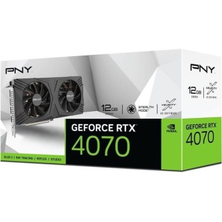 PNY - Carte Graphique - GeForce RTX™ 4070 VERTO - 12G - Dual Fan DLS