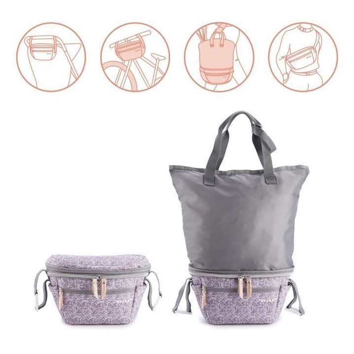 Béaba Les Sorties Sac a Langer Biarritz Jungle