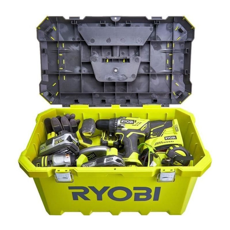 Boîte a outils 56 cm - 56 L - Attaches métal RYOBI