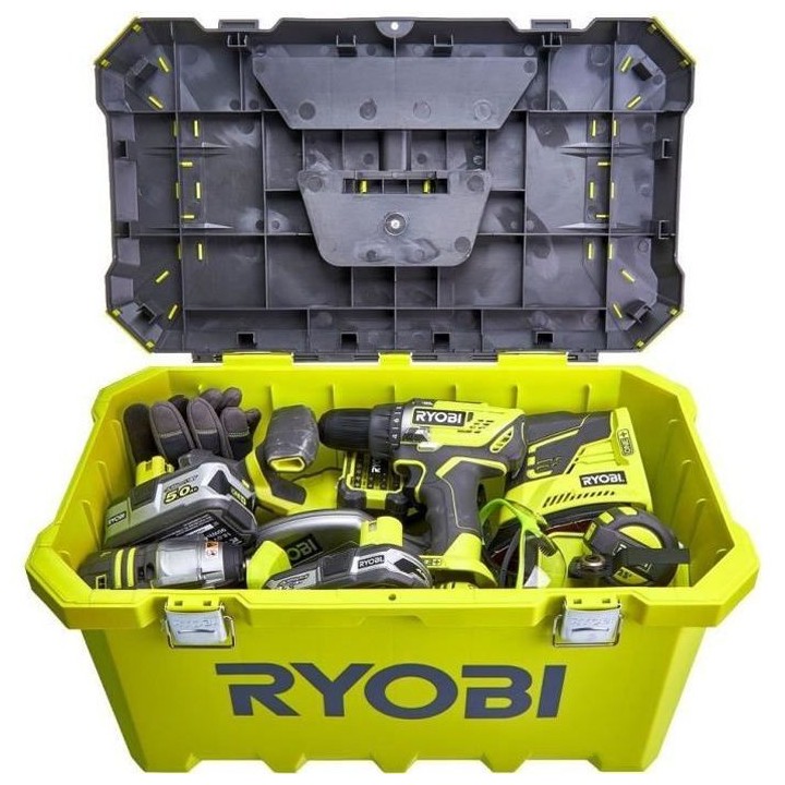 Boîte a outils 56 cm - 56 L - Attaches métal RYOBI