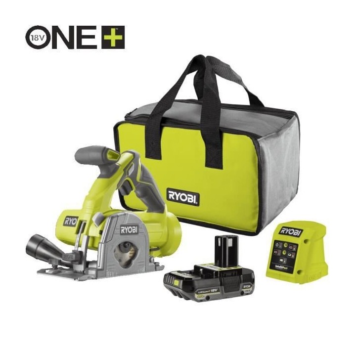 Scie multi-matériaux 18V - Livrée avec 1 batterie 2 Ah, 1 chargeur 1