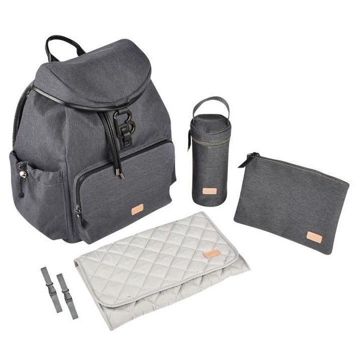 BÉABA Sac Vancouver, Sac a dos a langer, Dark Grey