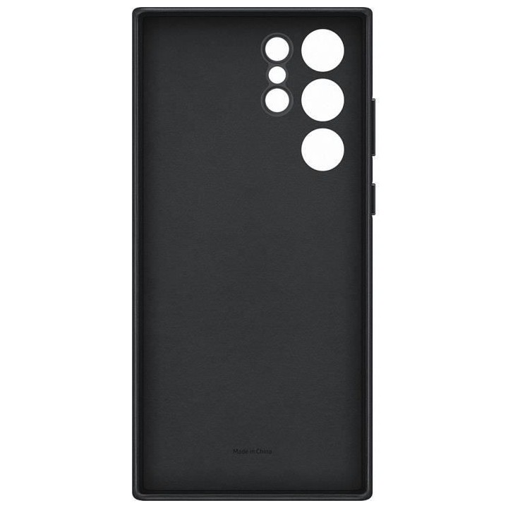 Coque en cuir G S22Ultra Noir