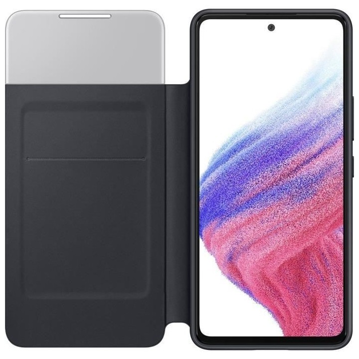 Etui foli Smart View pour Samsung Galaxy A53 5G Noir