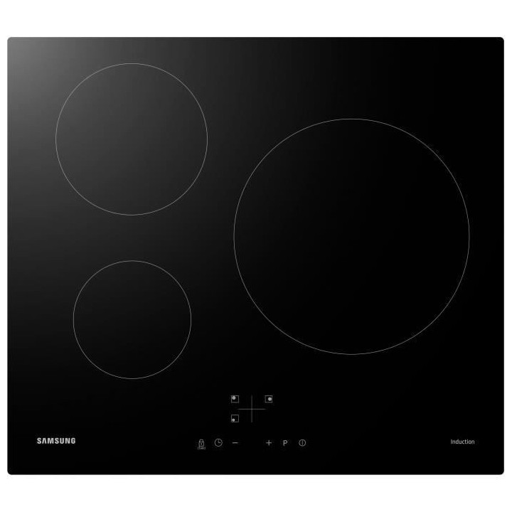 Plaque de cuisson induction - SAMSUNG - 3 zones - L59 x P57 cm - NZ63M