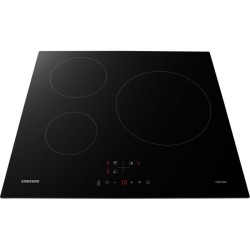 Plaque de cuisson induction - SAMSUNG - 3 zones - L59 x P57 cm - NZ63M3NM1BB/UR - 7200 W - Revetement verre - Noir