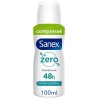 Lot de x 6 SANEX Déodorant sans sels d'aluminium Zéro 0% 48h spray compressé - 100 ml