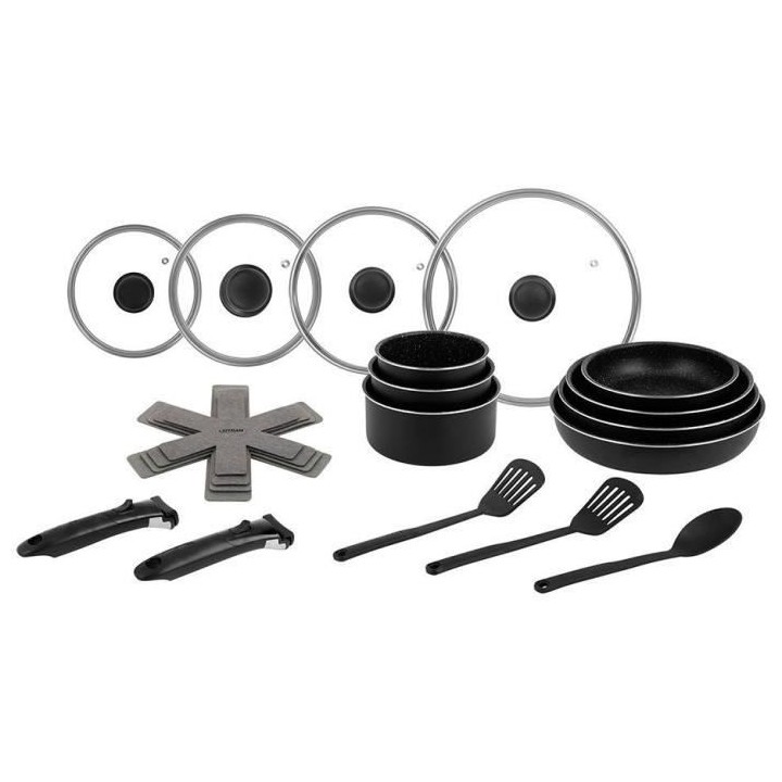 Batterie de cuisine tous feux dont induction - SITRAM - 20 pieces - Al